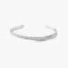 Tutti & Co Ravine Bangle Silver - Image 2