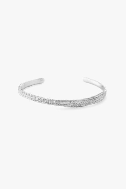 Tutti & Co Ravine Bangle Silver - Image 2
