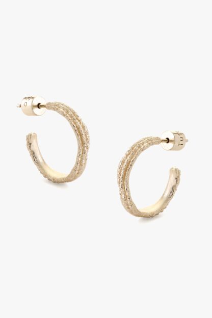 Tutti & Co Ravine Earrings Gold - Image 2