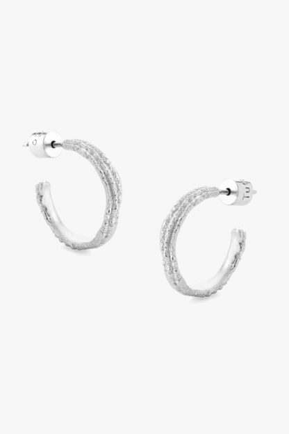 Tutti & Co Ravine Earrings Silver - Image 2