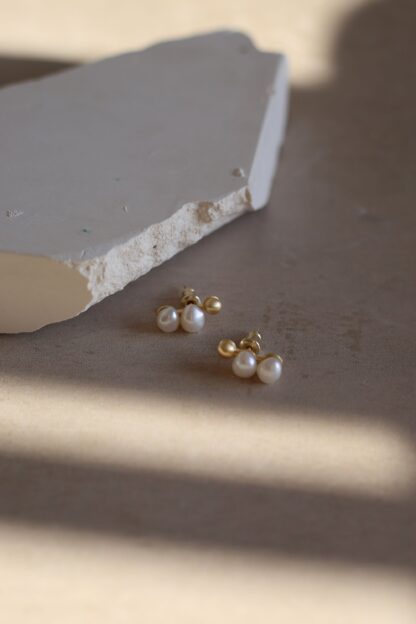 Tutti & Co Serene Earrings Gold - Image 2