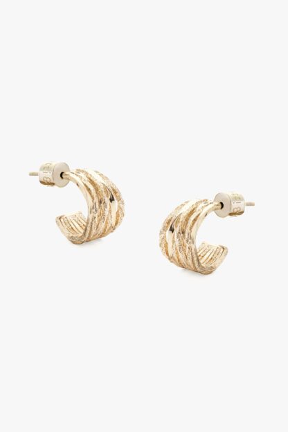 Tutti & Co Spiral Earrings Gold