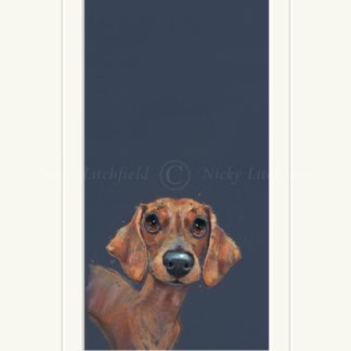 Nicky Litchfield SAUSAGE Mounted Print