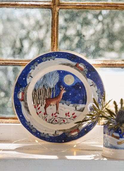 Emma Bridgewater Midnight Deer 8 1/2 Inch Plate - Image 4