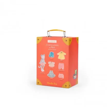 Moulin Roty Little Wardrobe Suitcase Nini Mouse 632407 - Image 4