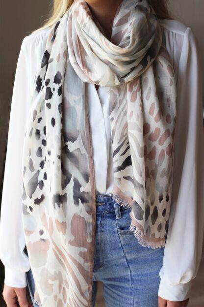 Tutti & Co Natural Scarf (S404) - Image 4