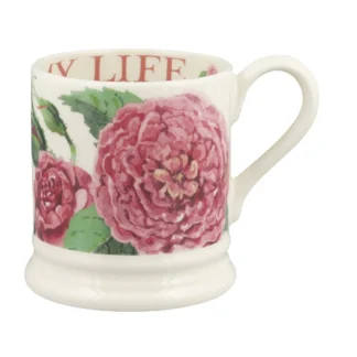 Emma Bridgewater Emma s Rose 1/2 Pint Mug