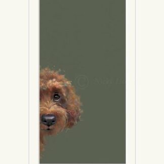 Nicky Litchfield TAKING A PEAK Mounted Print
