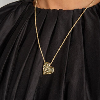Tutti & Co Heart Necklace Gold