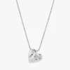 Tutti & Co Heart Necklace Silver
