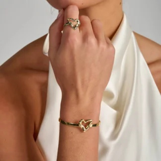 Tutti & Co Moment Bangle Gold (BR681G)