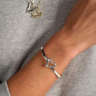 Tutti & Co Moment Bangle Silver (BR681S)