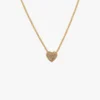 Tutti & Co Pave Necklace Gold