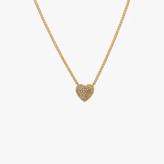 Tutti & Co Pave Necklace Gold
