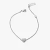 Tutti & Co Pave Heart Bracelet Silver (BR673S) - Image 2