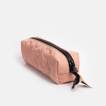 Caroline Gardener Pink Flower Quilt Zip Case