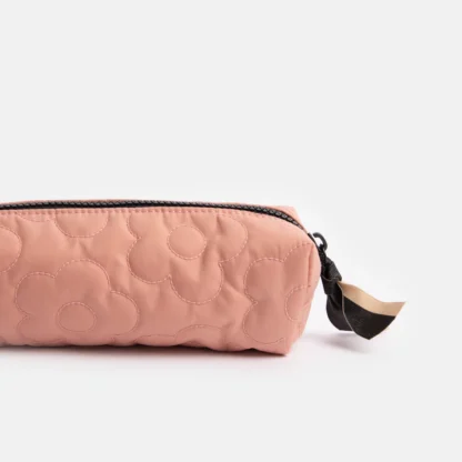 Caroline Gardener Pink Flower Quilt Zip Case - Image 4