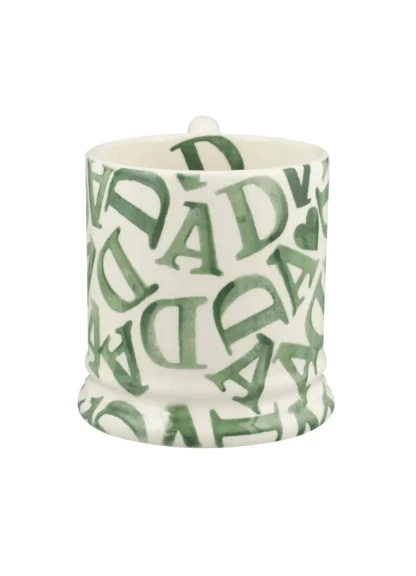 Emma Bridgewater D.A.D Green 1/2 Pint Mug - Image 5