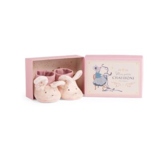 Moulin Roty Mouse Baby Slippers La Petite Ecole de Danse