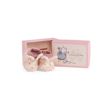 Moulin Roty Mouse Baby Slippers La Petite Ecole de Danse - Image 3