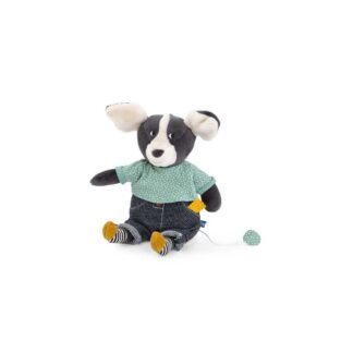 Moulin Roty Puce and Pilou Musical Puce Dog