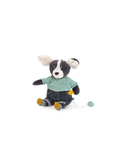 Moulin Roty Puce and Pilou Musical Puce Dog