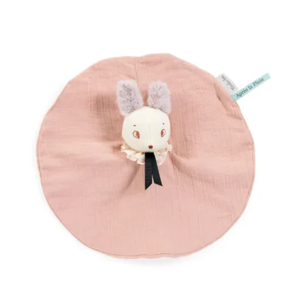 Moulin Roty Brume the Mouse Pink Muslin Comforter - Image 2