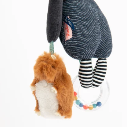Moulin Roty Puce and Pilou Puce Hanging Activity Doll - Image 2