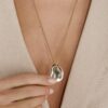 Tutti & Co Balance Necklace Gold - Image 3