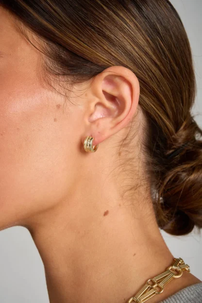 Tutti & Co Breeze Earrings Gold (EA673G)