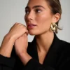 Tutti & Co Eclipse Earrings Gold (EA679G) - Image 2