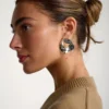 Tutti & Co Eclipse Earrings Silver (EA679S)