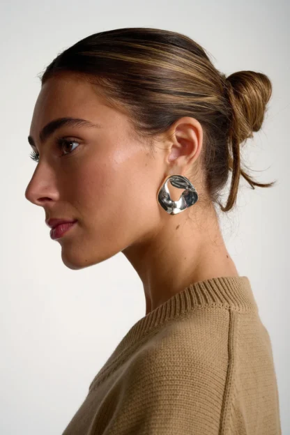 Tutti & Co Eclipse Earrings Silver (EA679S)