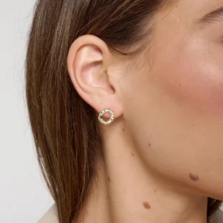Tutti & Co Ember Earrings Gold (EA687G)