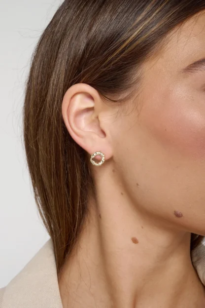 Tutti & Co Ember Earrings Gold (EA687G)