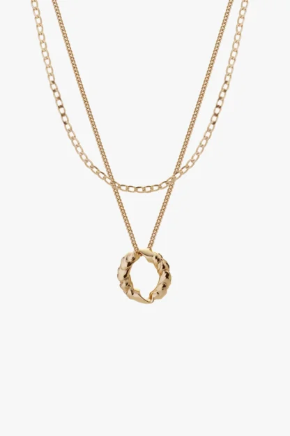 Tutti & Co Ember Necklace Gold - Image 2
