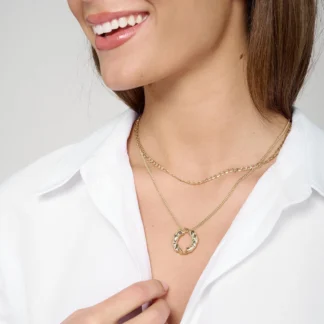 Tutti & Co Ember Necklace Gold