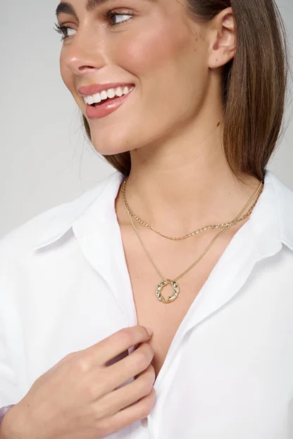 Tutti & Co Ember Necklace Gold
