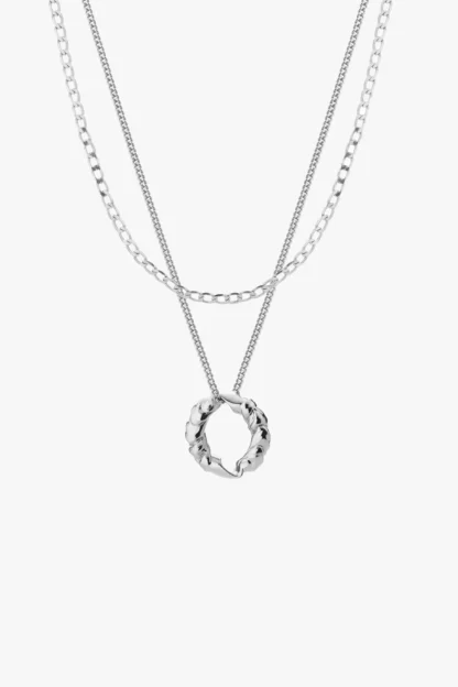Tutti & Co Ember Necklace Silver - Image 3