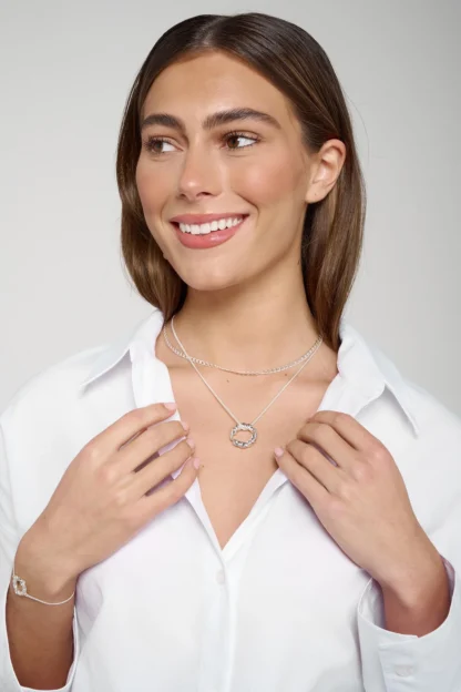 Tutti & Co Ember Necklace Silver - Image 2