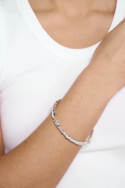 Tutti & Co Isle Bangle Silver (BR682S)