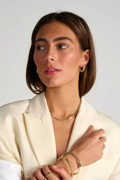 Tutti & Co Isle Earrings Gold (EA681G) - Image 4