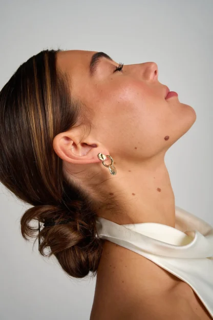 Tutti & Co Mist Earrings Gold (EA683G) - Image 3