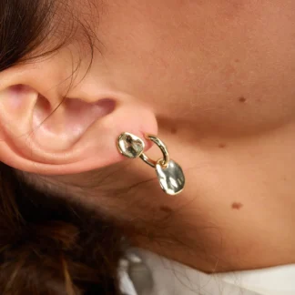 Tutti & Co Mist Earrings Gold (EA683G)