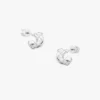 Tutti & Co Ripple Earrings Silver (EA678S) - Image 2