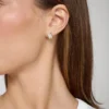 Tutti & Co Ripple Earrings Silver (EA678S)