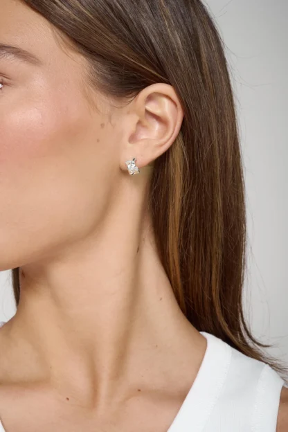 Tutti & Co Ripple Earrings Silver (EA678S)