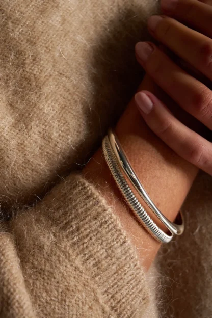 Tutti & Co Sunlit Bangle Silver (BR684S)