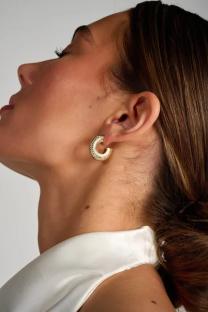 Tutti & Co Sunlit Earrings Gold (EA674G) - Image 3
