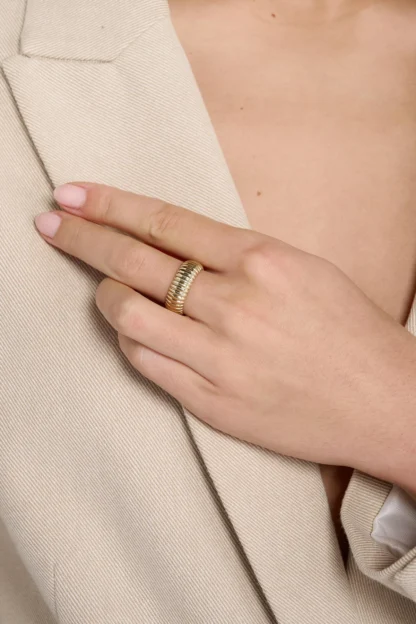Tutti & Co Sunlit Ring Gold (RN355G)